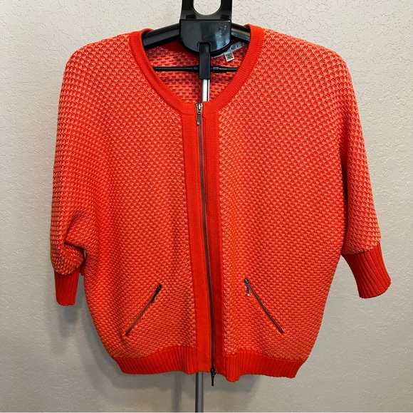 Cabi Women’s Cocoon Cardigan 195 Orange Sz L - Picture 2 of 4